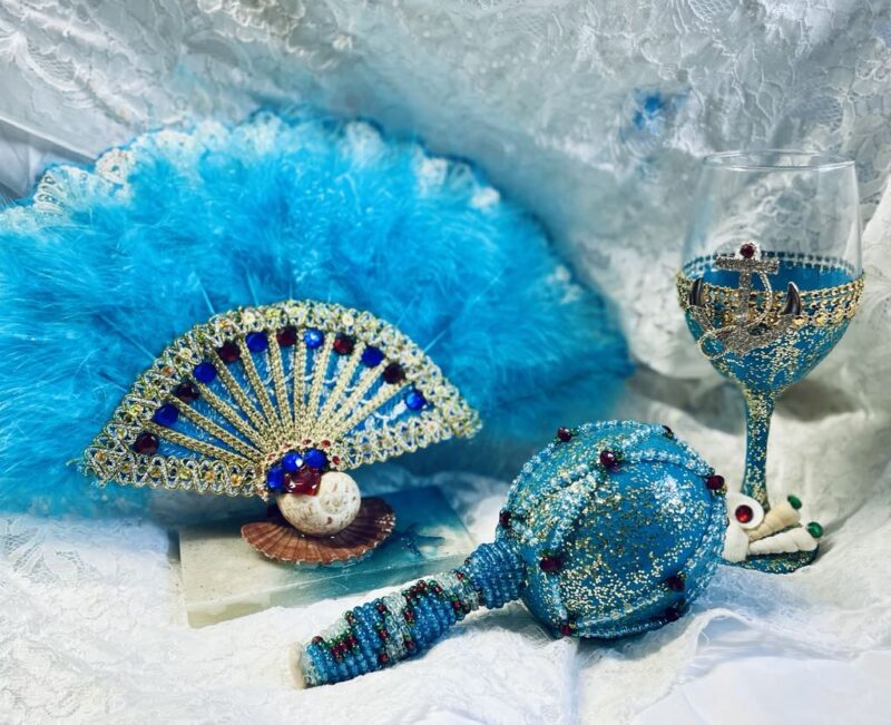 Set for Yemaya Asesu Ashaba/Set para Yemaya Asesu Ashaba